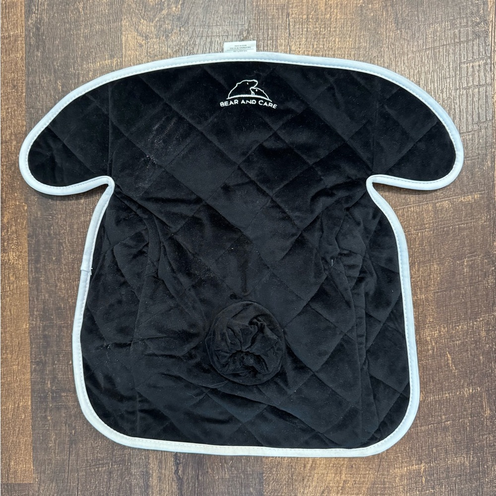 Bear and Care Black quilted car seat padded  insert